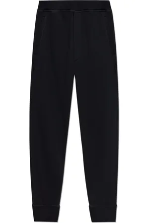 Dsquared2 Broeken, Heren, Zwart, M, Katoen, Cotton Trainingsbroeken