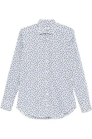 Etro Overhemden, Heren, Wit, 2Xl, Katoen, Wit overhemd met lange mouwen en knopen