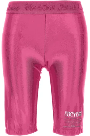 VERSACE Korte broeken, Dames, Roze, XS, Broek Roze