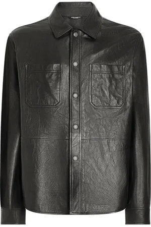 Dolce & Gabbana Overhemden, Heren, Zwart, 2Xl, Katoen, Casual Katoenen Overhemd in Zwart