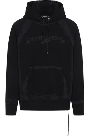 MASTERMIND Sweatshirts & Hoodies, Heren, Zwart, L, Katoen, Zwarte Sweatshirt Stijl Ss 25
