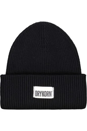 Drykorn Accessoires, Heren, Zwart, ONE Size, Klassieke Beanie