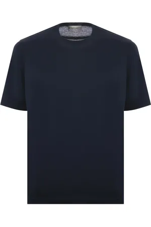 FILIPPO DE LAURENTIIS Tops, Heren, Blauw, M, Katoen, T-Shirts
