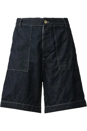 C.P. Company Korte broeken, Heren, Blauw, L, Denim, Blauwe Denim Zeeman Logo Shorts
