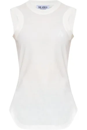 The Attico Tops, Dames, Wit, S, Katoen, Reese Tanktop