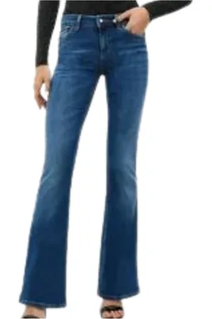 Liu Jo Jeans, Dames, Blauw, W31, Katoen, Parfait Beat L.w. Flared Jeans