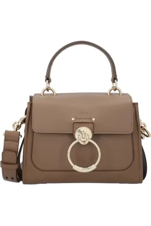 Chloé Tassen, Dames, Bruin, ONE Size, Leer, Mini Tas