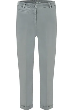 Cambio Broeken, Dames, Groen, S, Katoen, Stella Broek