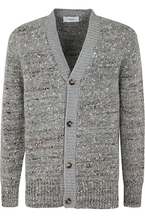 LARDINI Truien, Heren, Grijs, M, Gebreide Trui