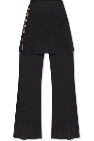By Malene Birger Broeken, Dames, Zwart, XS, Katoen, Bolone Gestreepte Broek