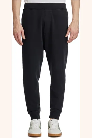 Dsquared2 Broeken, Heren, Zwart, L, Katoen, Relaxed Jogger Pants Dean Style