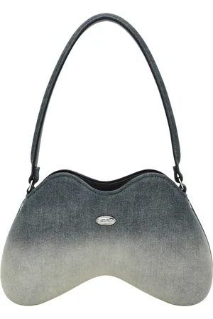 Diesel Tassen, Dames, Blauw, ONE Size, Dubbele Play Schoudertas