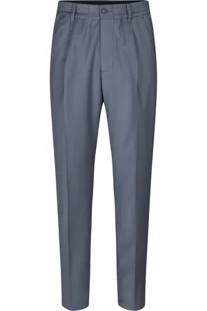 Drykorn Broeken, Heren, Blauw, W36 L34, Kostuum Broek