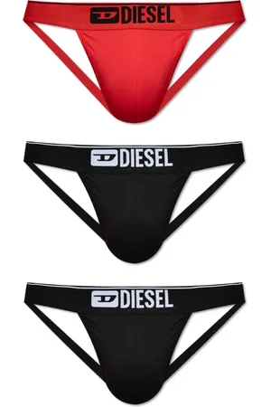 Diesel Ondergoed, Heren, Veelkleurig, 2Xl, Katoen, Three-pack Jockstraps