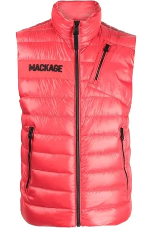Mackage Jassen, Heren, Rood, L, Hardy Down Vest Jacket