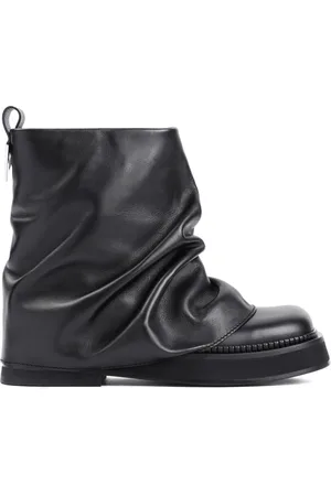 The Attico Schoenen, Dames, Zwart, 41 EU, Leer, Mini Robin Boot