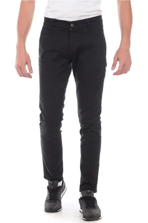 D.A. Daniele Alessandrini Broeken, Heren, Zwart, W28, Katoen, Jeans