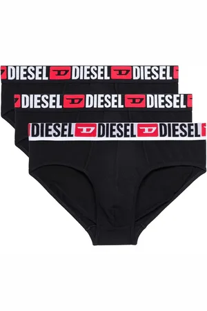 Diesel Ondergoed, Heren, Zwart, S, Katoen, Andre Briefs 3-Pack
