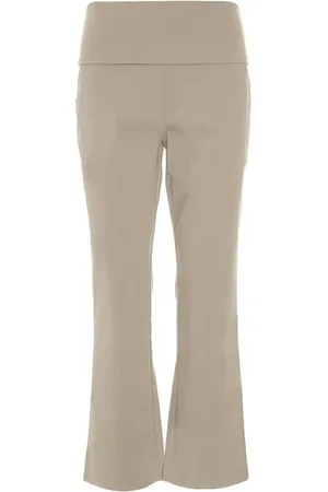 Bitte Kai Rand Broeken, Dames, Grijs, M, Magic Stretch Flared Broek