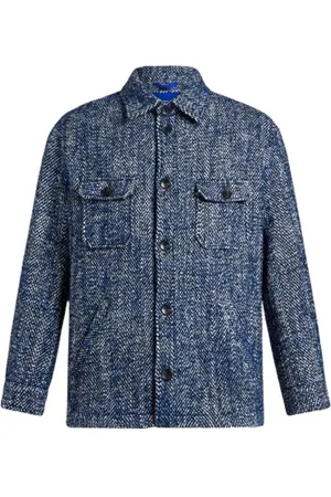 Etro Jassen, Heren, Blauw, S, Katoen, Stijlvolle Lichte Jas