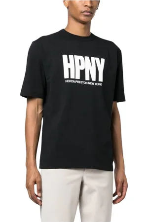 Heron Preston Tops, Heren, Zwart, S, T-shirt met korte mouwen