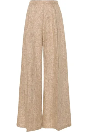 FORTE FORTE Broeken, Dames, , M, Katoen, Wijde broek