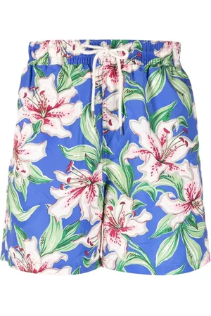 Ralph Lauren Badkleding, Heren, Blauw, S, Stijlvolle Zwemkleding