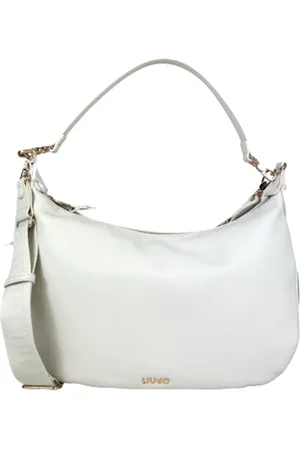 Liu Jo Tassen, Dames, , ONE Size, Leer, Chique Handtas met Gouden Details
