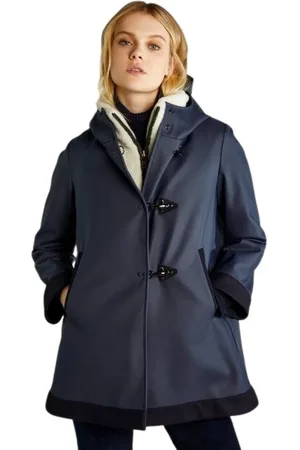 FAY Mantels, Dames, Blauw, M, Polyester, Parka Jas
