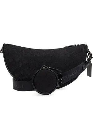 Coach Tassen, Heren, Zwart, ONE Size, Leer, Schoudertas