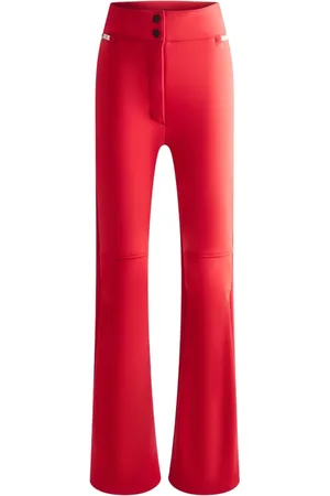 Fusalp Broeken, Dames, Rood, S, Leer, Elancia Ski Broek