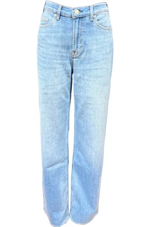 Adriano Goldschmied Jeans, Dames, Blauw, W31, Denim, Baggy Wide Denim Jeans Vrouwen
