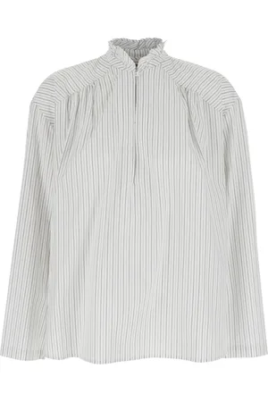 SEMICOUTURE Blouses & Shirts, Dames, Wit, M, Katoen, Fabrizia Witte Blouse