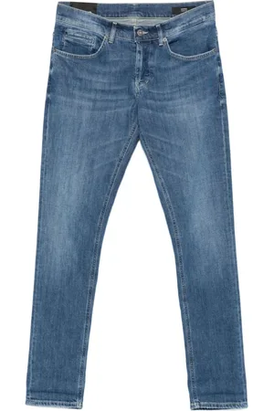 Dondup Jeans, Heren, Blauw, W40, Denim, Slim-fit Jeans