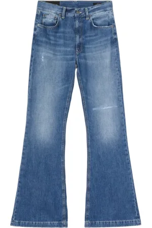 Dondup Jeans, Dames, Blauw, W27, Katoen, Flared Olivia Jeans