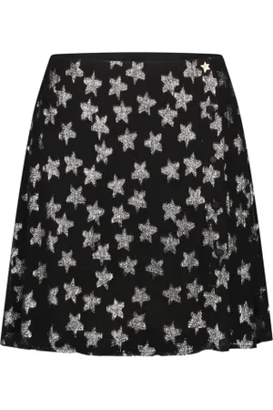 Fabienne Chapot Rokken, Dames, Zwart, XL, Lila Korte Rok