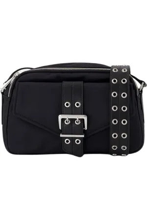 Ganni Tassen, Dames, Zwart, ONE Size, Nylon, Bucky Camera Tas