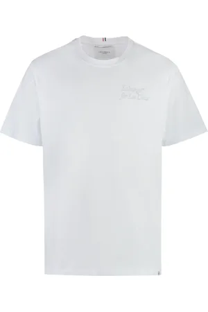 Les Deux Tops, Heren, Wit, S, Katoen, Gedrukt Katoenen T-shirt