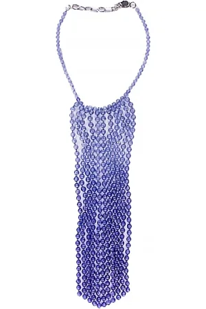 Emporio Armani Accessoires, Dames, Blauw, ONE Size, Polyester, Chique ketting met haaksluiting