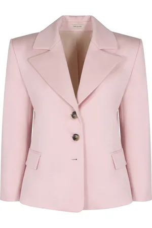 The Mannei Jassen, Dames, Roze, M, Katoen, Katoenen Reverskraag Blazer