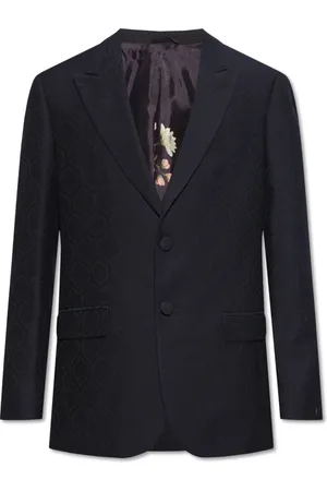 Etro Jassen, Heren, Zwart, L, Katoen, Blazer met patroon