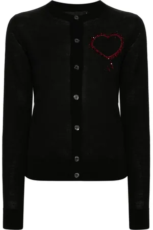 Dsquared2 Truien, Dames, Zwart, M, Pullover Cardigan