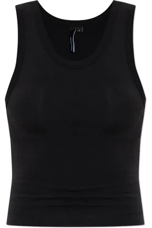 Entire Studios Tops, Dames, Zwart, M, Katoen, Cropped Top