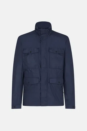 save the duck Jassen, Heren, Blauw, M, Nylon, SUN Parka - Lichtgewicht Nylon Jas