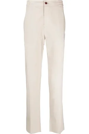 Etro Broeken, Heren, , L, Katoen, Taupe Broeken Ss 24