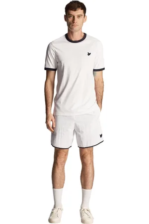 Lyle & Scott Badkleding, Heren, Wit, 2Xl, Nylon, Tonal zwemshorts