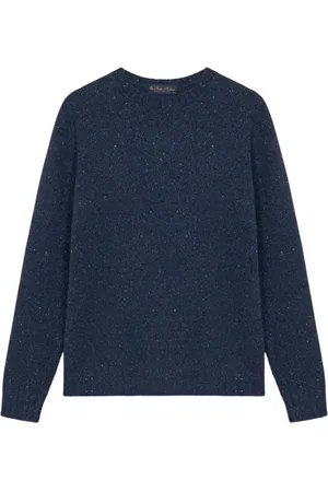 Brooks Brothers Truien, Dames, Blauw, L, Wol, Navy Trui van Wol-Nylon-Alpaca-Mix