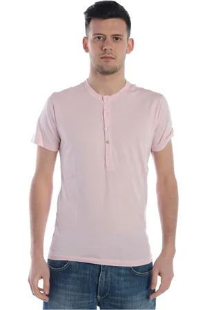 D.A. Daniele Alessandrini Tops, Heren, Roze, S, Katoen, Sweatshirts