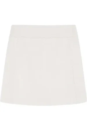 Max Mara Rokken, Dames, , S, Wol, Minimalistische Mini-rok van Wol