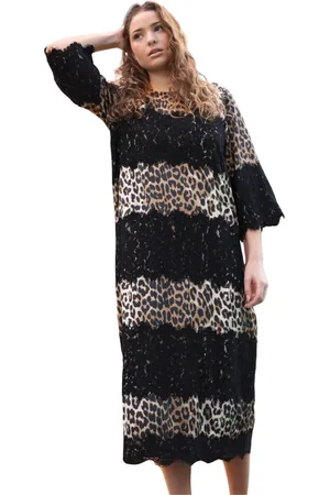 Crās Kleedjes, Dames, Veelkleurig, M, Polyester, Elina Dress